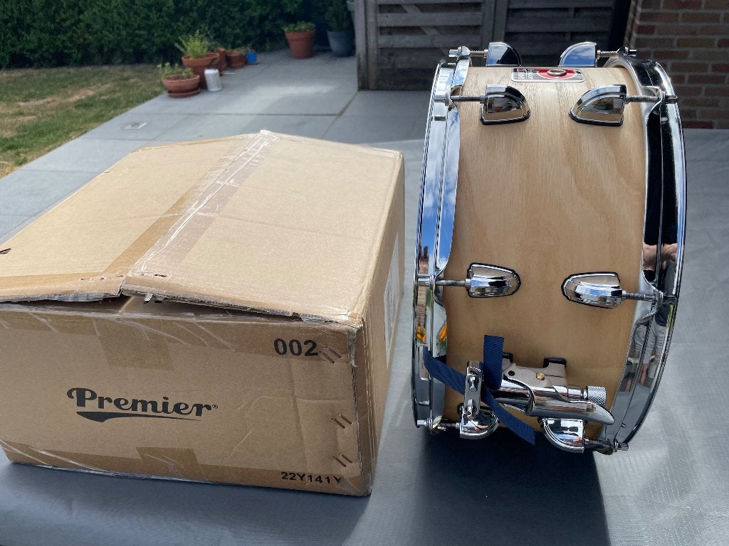 snarentrommel, Muziek en Instrumenten, Ophalen, Zo goed als nieuw, Premier