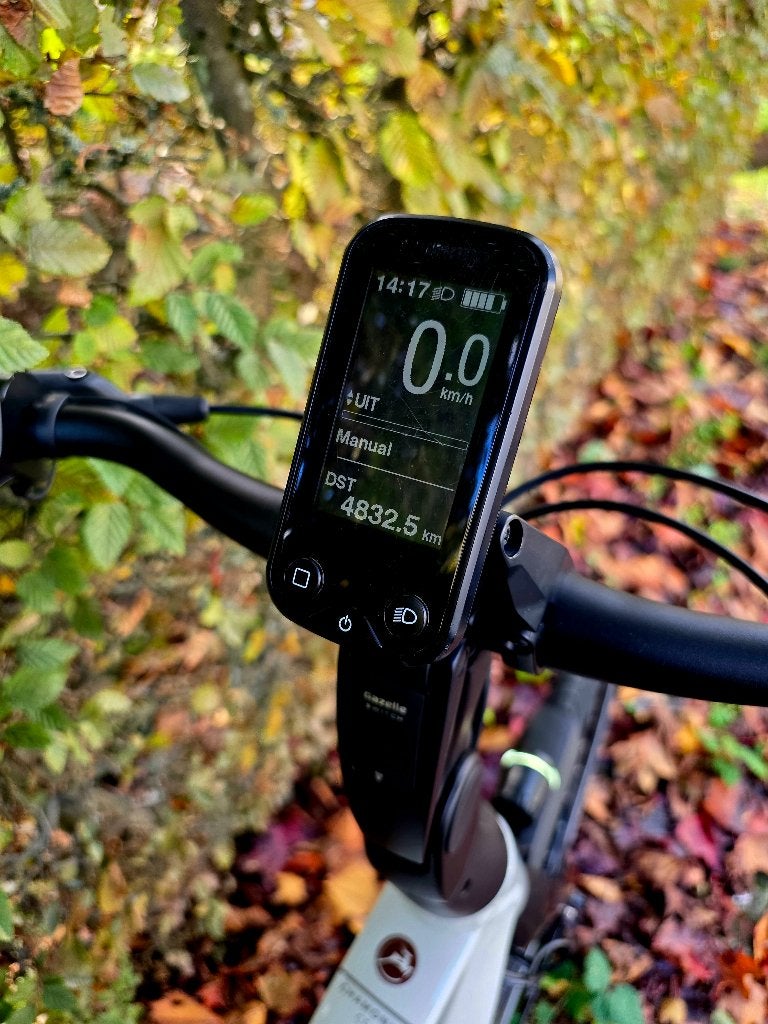 Gazelle Chamonix C5 2023 – 630 Wh – riemaandrijving, 51 à 55 cm, 50 km par batterie ou plus, Comme neuf, Enlèvement