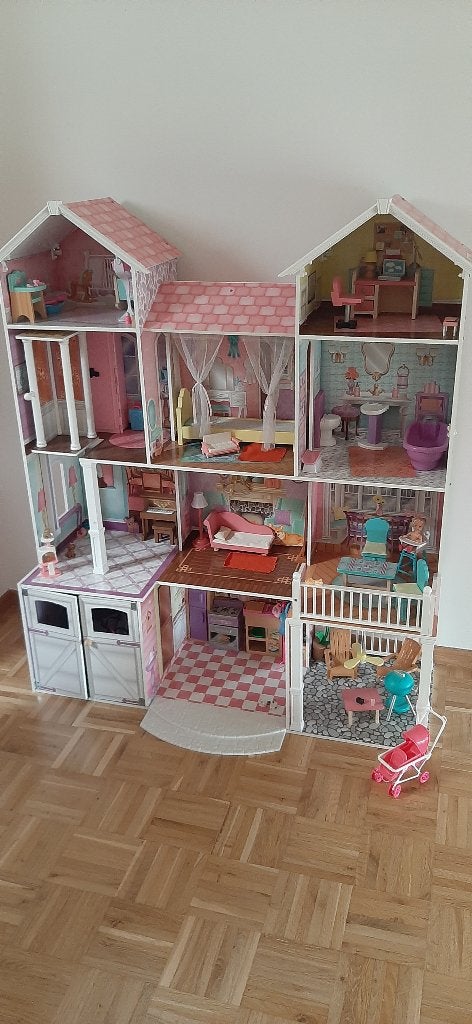Magnifique maison poupées en bois, Enfants & Bébés, Enlèvement, Comme neuf, Maison de poupées