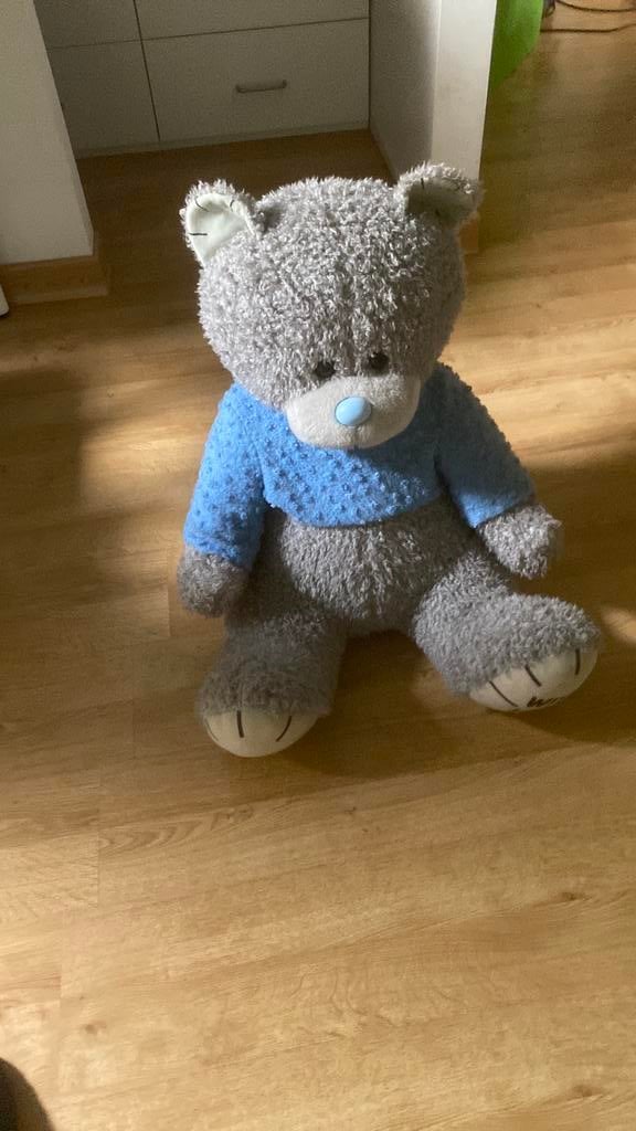 Grand ours en peluche, Avec vêtements ou accessoires, Utilisé, Ours, Multicolore