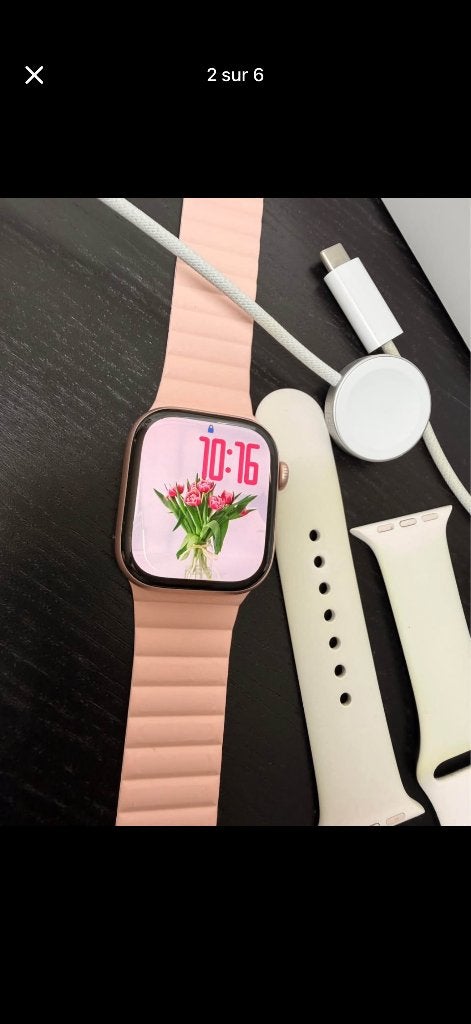 Apple Watch series 11 Rose Gold 42 mm, Neuf, Rose, IOS, Enlèvement