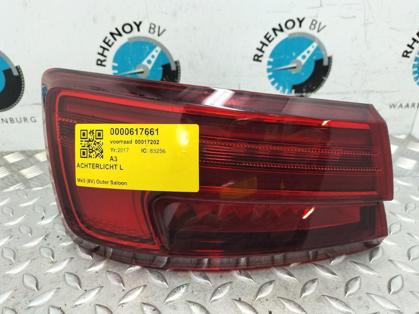 AUDI A3 2.0 TDI Design PL.+ ACHTERLICHT L 2017, Auto-onderdelen, Ophalen of Verzenden, Gebruikt, Stiba lid
