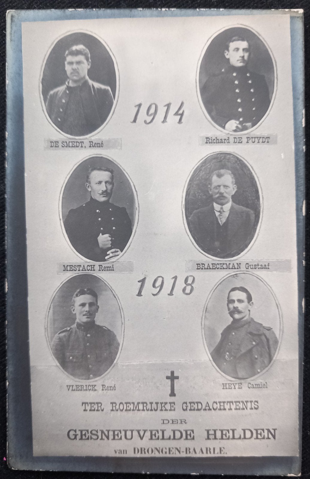 Bidprent WO1, Verzamelen, Bidprentjes en Rouwkaarten, Ophalen of Verzenden