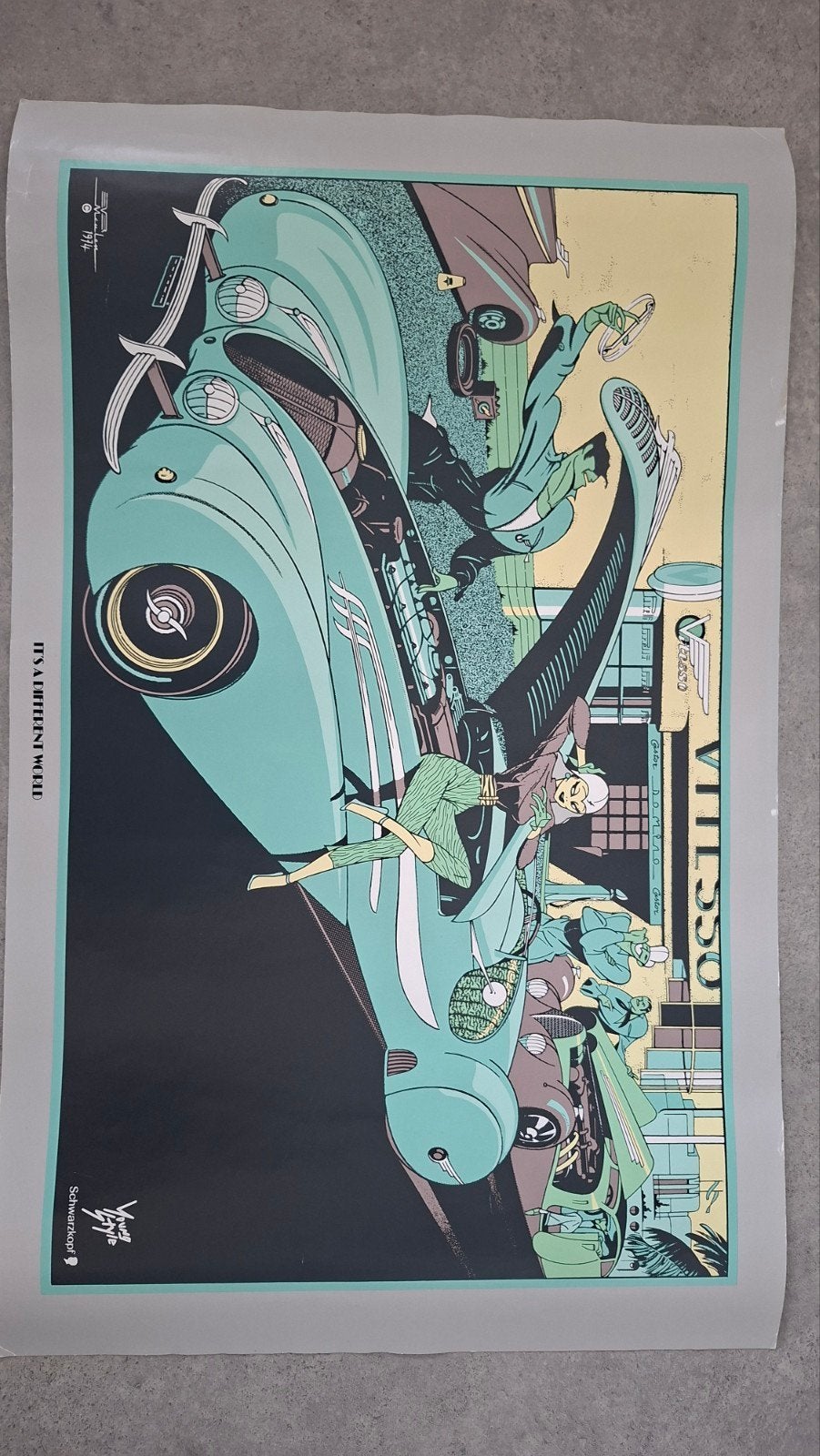 Affiche ever meulen, Enlèvement