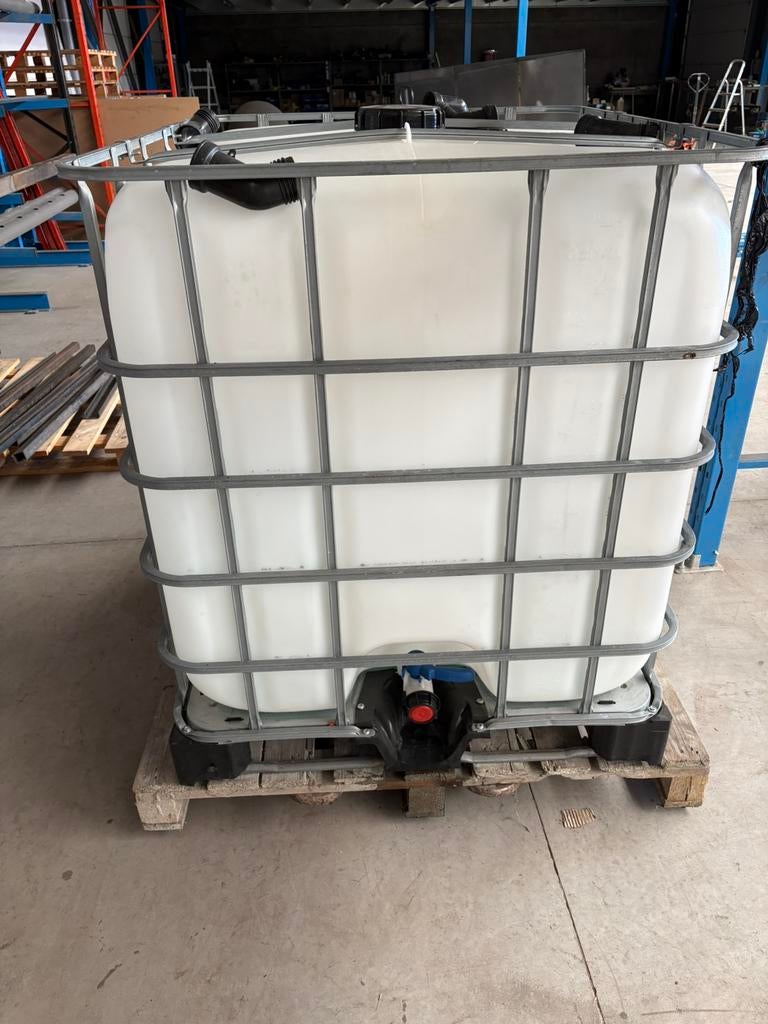 Ibc container 1000 liter, Ophalen, Zo goed als nieuw