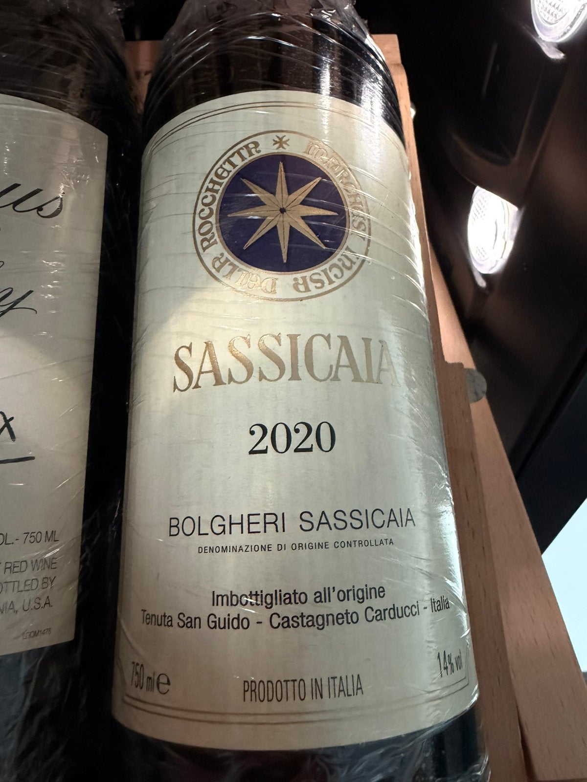 Sassicaia 2020, Enlèvement, Comme neuf
