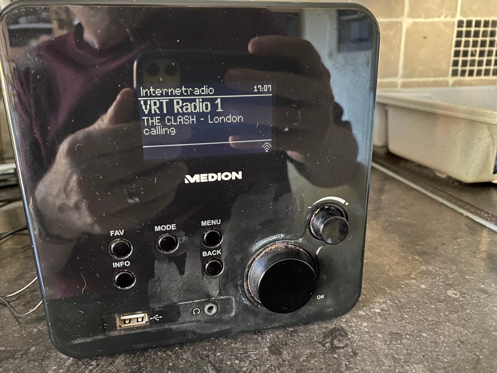 Internetradio Medion MD 86869, TV, Hi-fi & Vidéo, Enlèvement, Utilisé, Radio