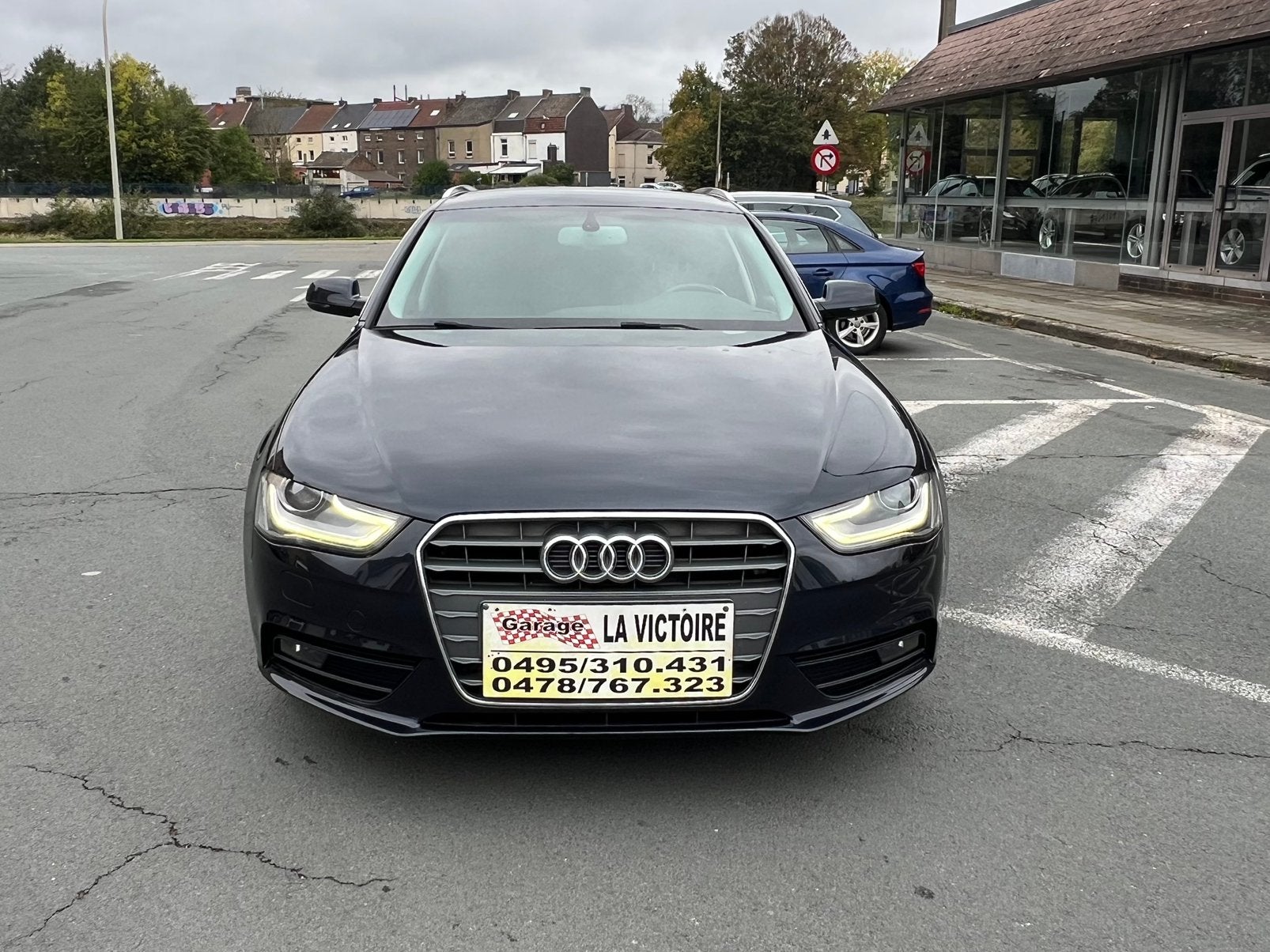 Audi A4 break 2.0 TDi 2014année 158000km 100kw 0032478767323, Euro 5, Zwart, 4 cilinders, Blauw