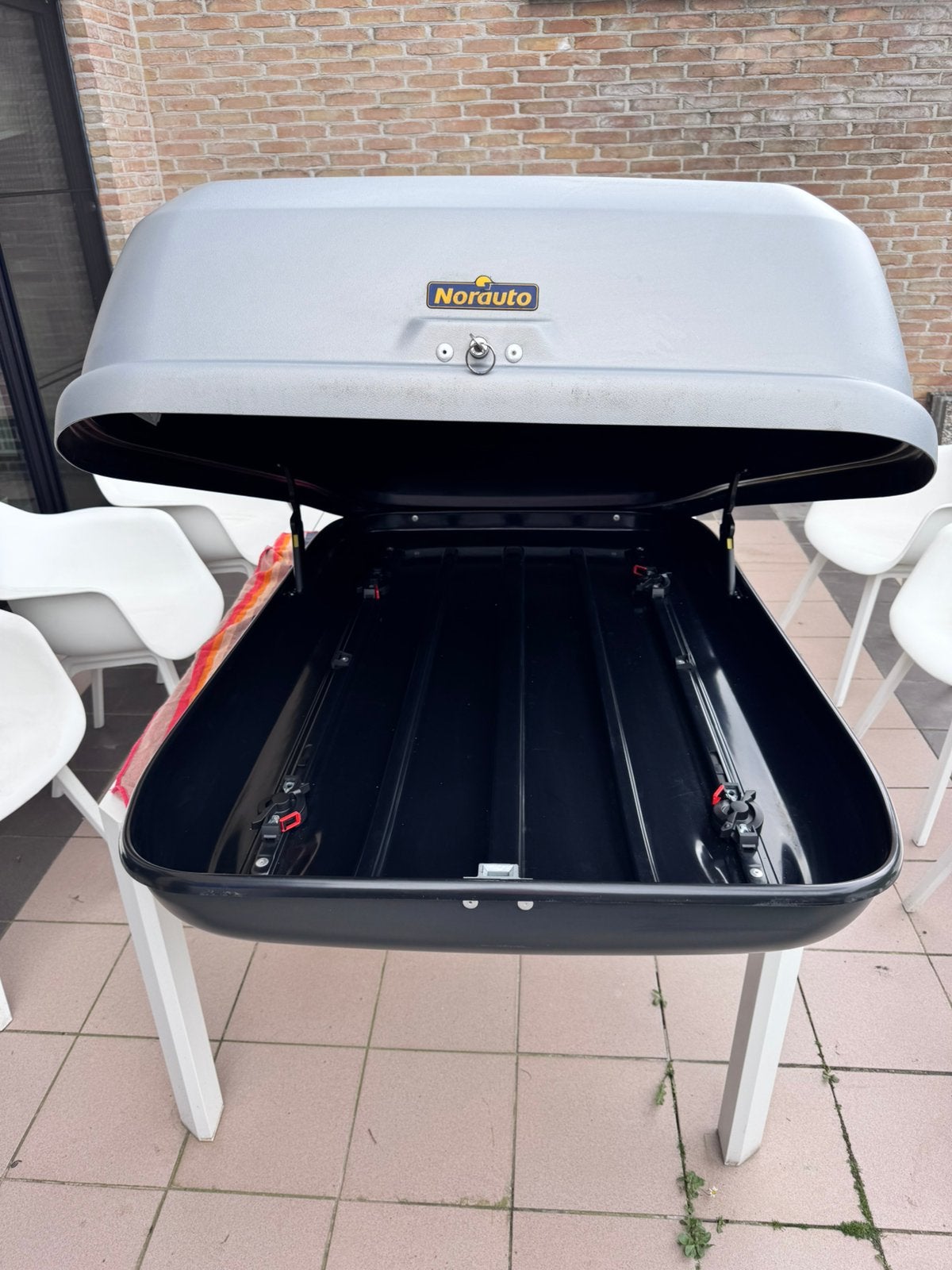 Dakkoffer Norauto Bermude 430, Auto diversen, Ophalen, Gebruikt
