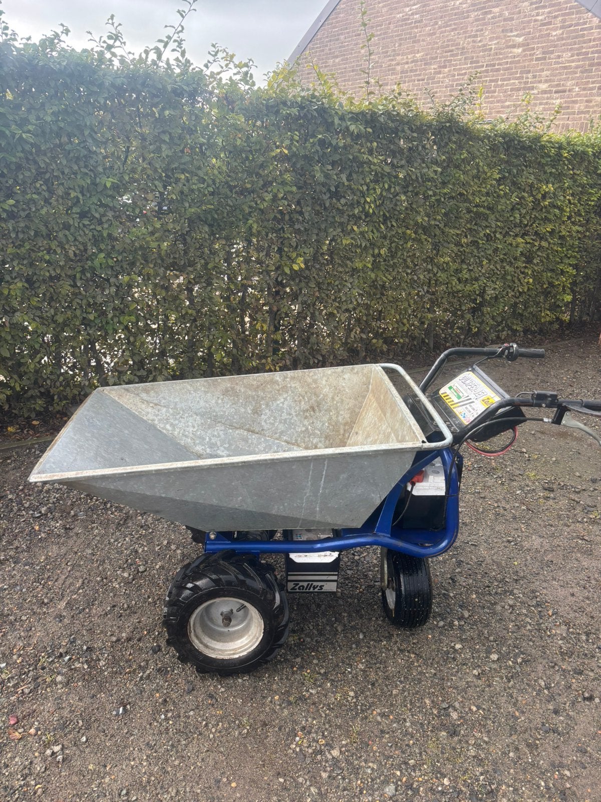 Zallys dumper-jet, Ophalen, Zo goed als nieuw, Elektrisch