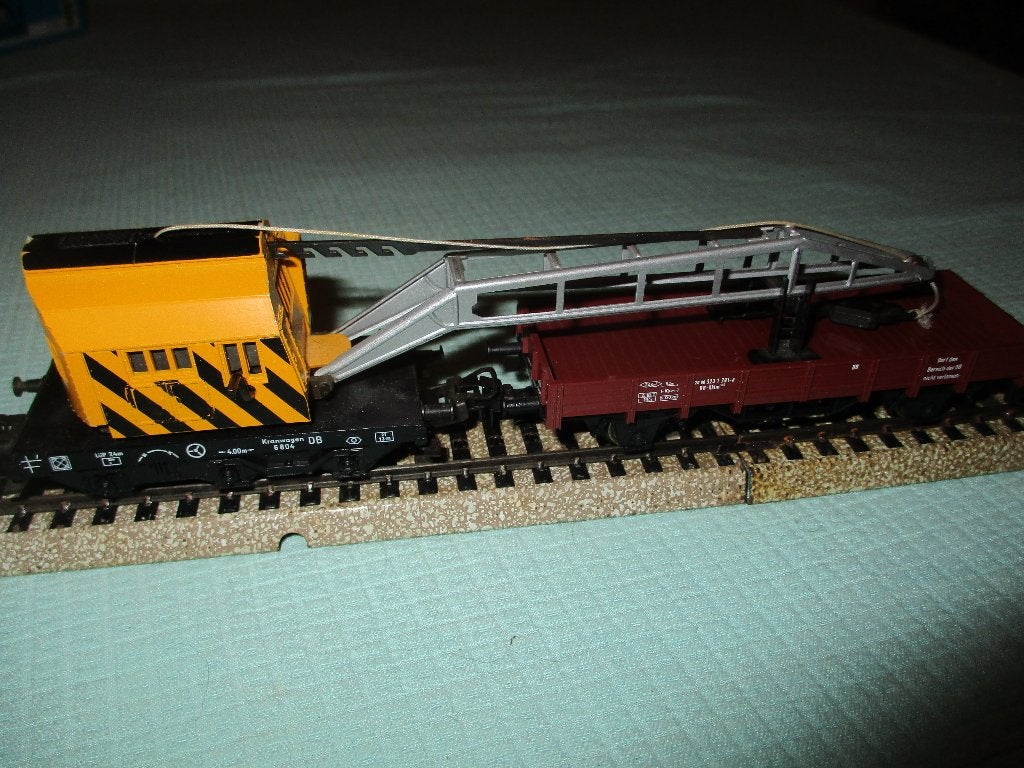 Marklin wagon Grue 4671 + plateau 4423, Enlèvement ou Envoi, Utilisé, Wagon, Märklin