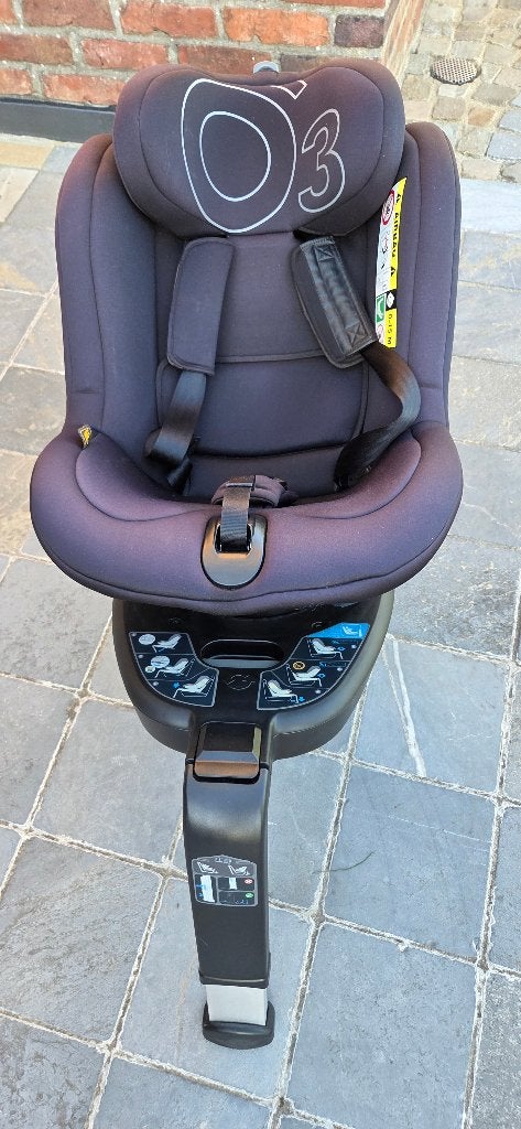 Siège enfant Prémaman isofix 40-105 cm pivotable, Autres marques, Dossier amovible, Comme neuf, Enlèvement
