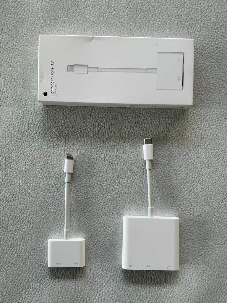 Adaptateur AV num. USB-C et AV num. Lightning, Enlèvement ou Envoi, Comme neuf