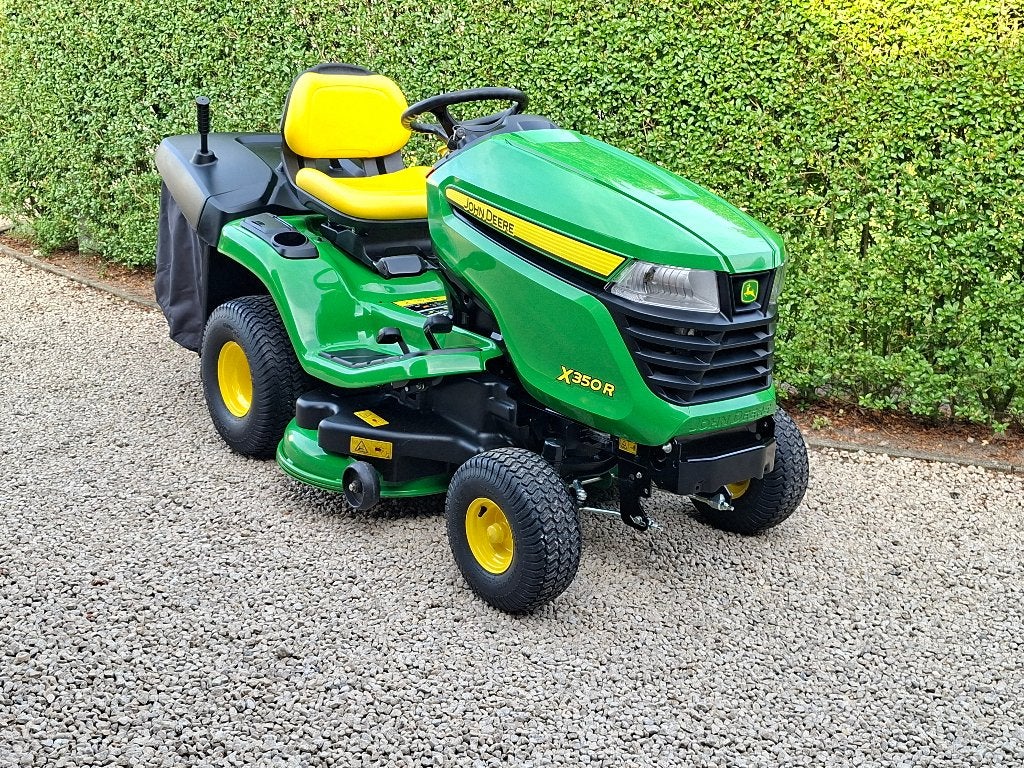 zitmaaier John Deere X350R, slechts 96 draaiuren!, Tuin en Terras, Ophalen, John deere, Zo goed als nieuw, Opvangbak