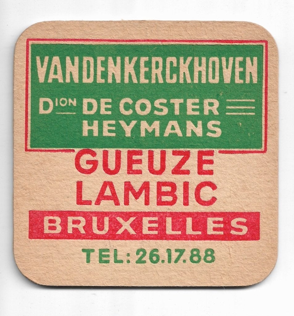 sous-bock Gueuze De Coster Heymans, Enlèvement ou Envoi, Comme neuf, Sous-bock
