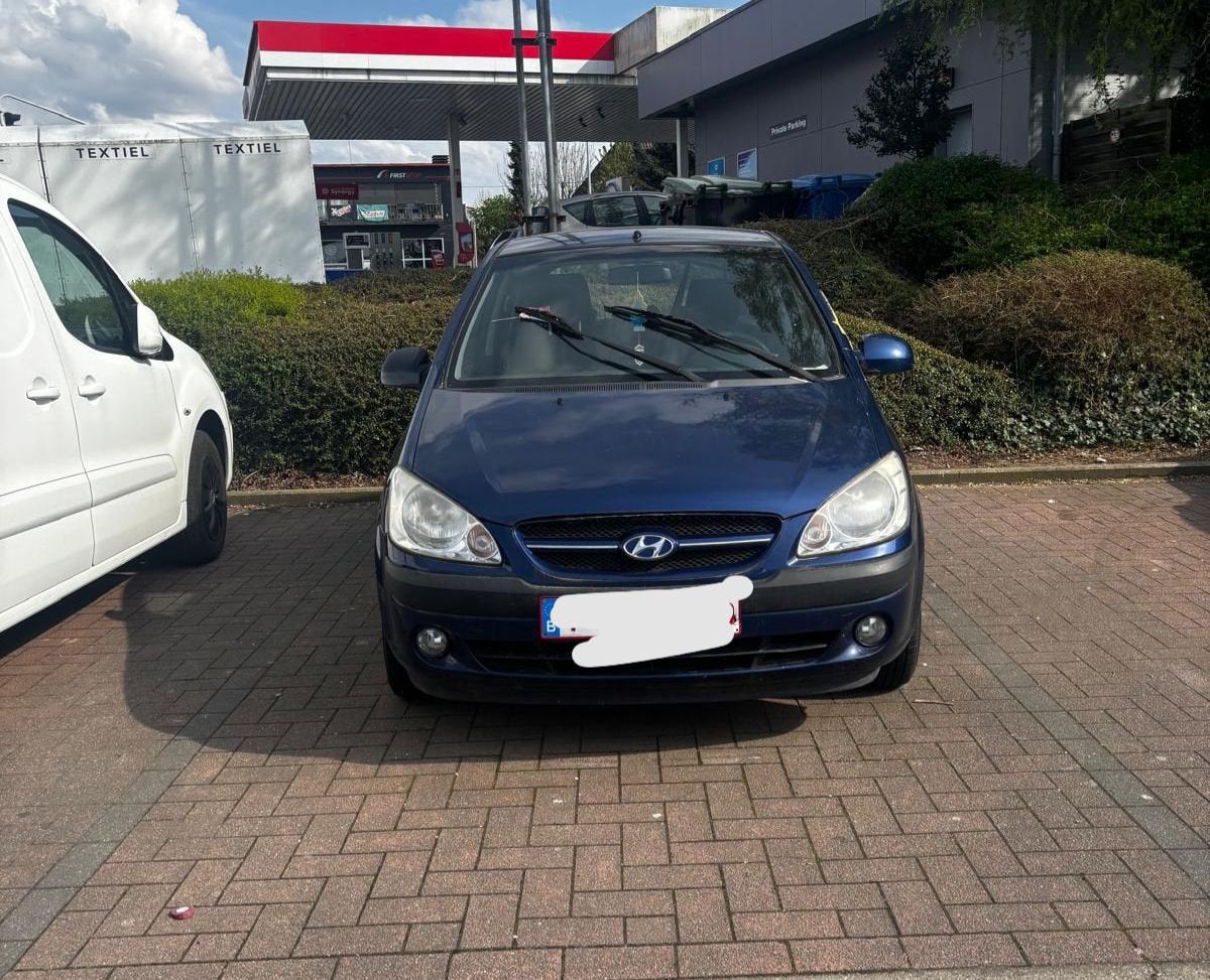 Hyundai GETZ EXPORT/VOOR ONDERDEEL, Auto's, 1498 cc, Zwart, 65 kW, Blauw