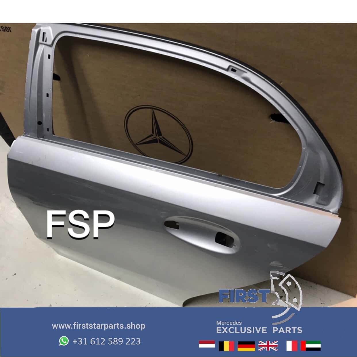 W177 DEUR LINKS ACHTER Mercedes A Klasse 2018-2021 PORTIER z, Arrière, Utilisé, Porte, -