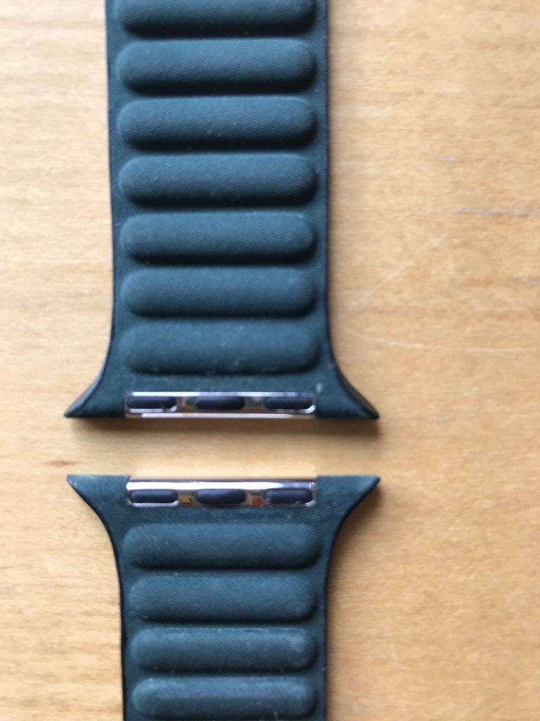 Apple Watch Magnetic Link bandje – Sage Gray – M/L, Divers, Divers Autre, Comme neuf, Enlèvement ou Envoi