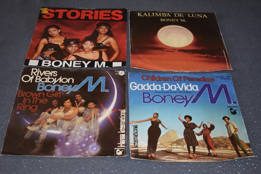 45t's the best of BONEY M., 7 inch, Ophalen of Verzenden, Zo goed als nieuw, Pop