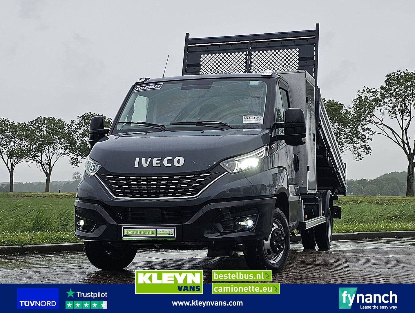 Iveco DAILY 35C18 kipper ac aut. EURO6, Automaat, Iveco, Zwart, Bedrijf