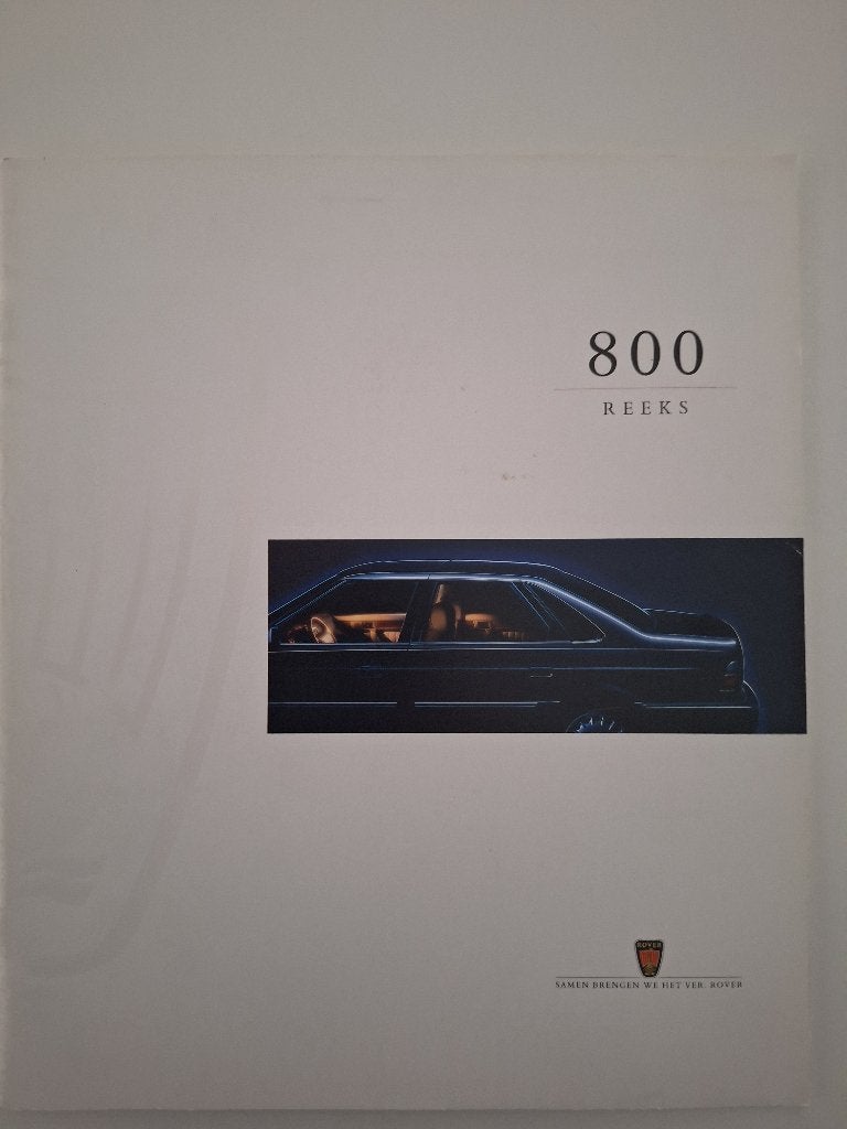 Rover 800 1996 brochure 34 pages en néerlandais en bon état, Enlèvement ou Envoi