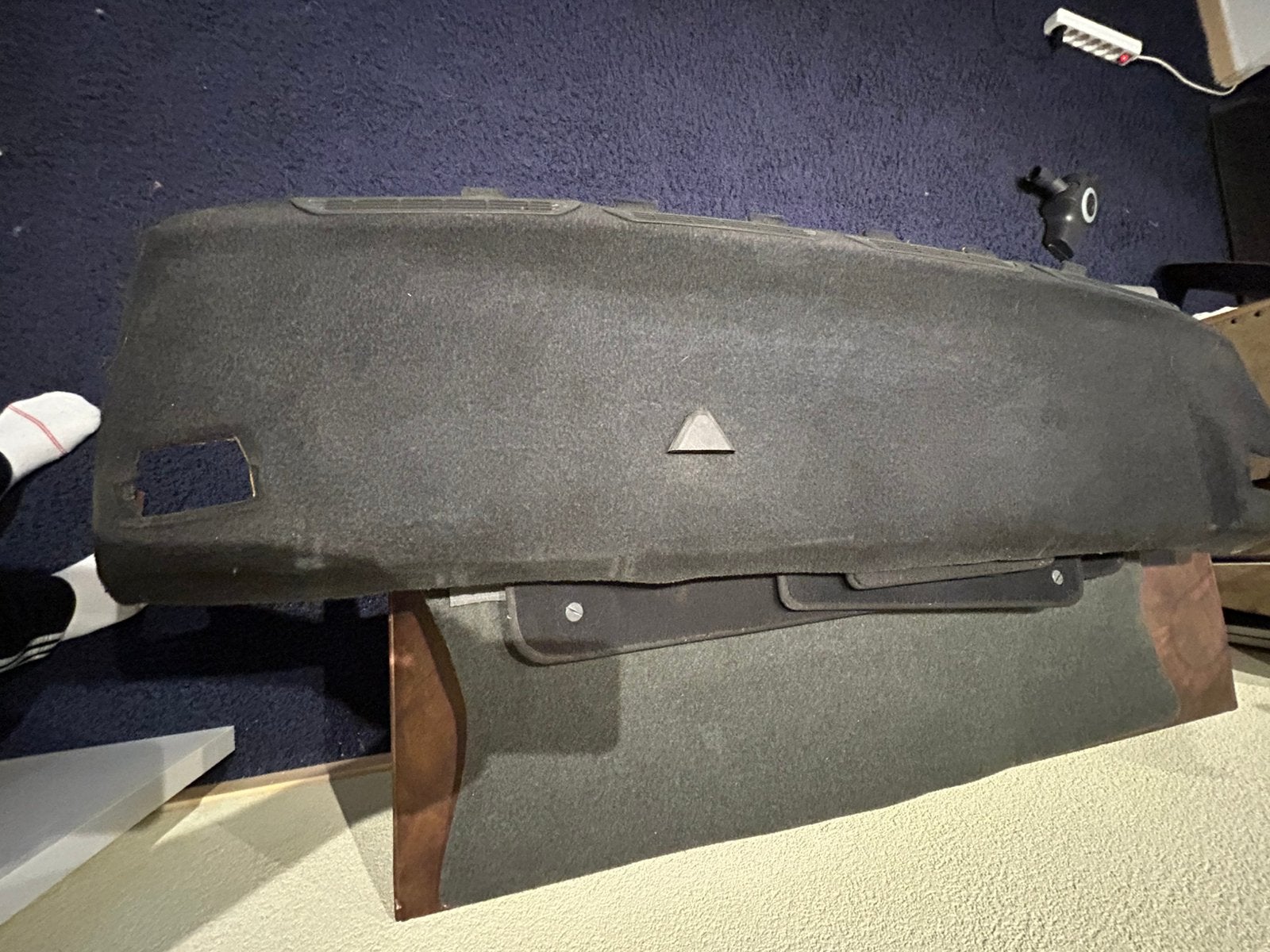 BMW E30 325 Hoedenplank Zwart Zonder Gaten, Auto-onderdelen, Ophalen of Verzenden, Gebruikt, BMW