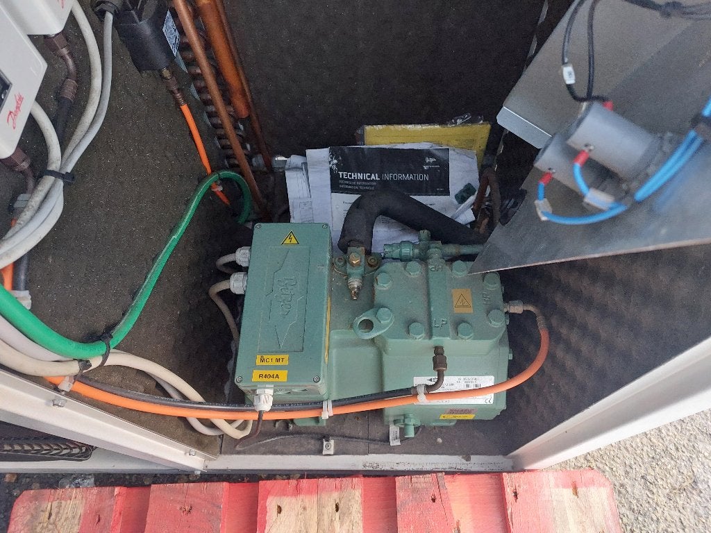 Groupe frigorifique Bitzer et évaporateurs, Ophalen
