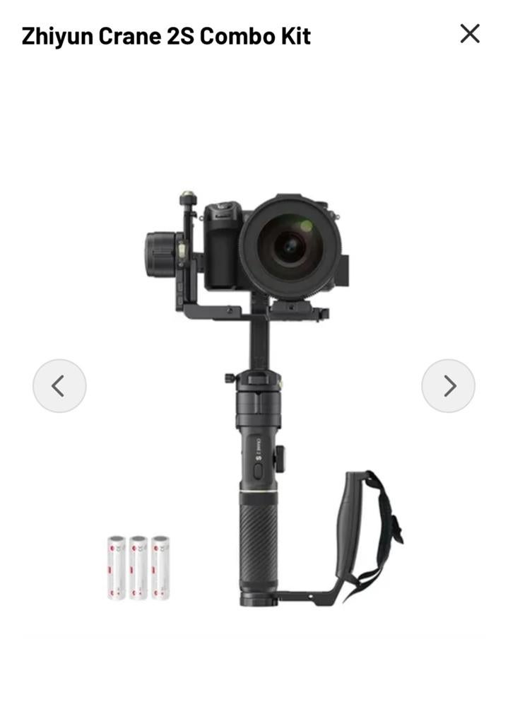 Zhiyun Crane 2S Combo Kit, Enlèvement, Utilisé