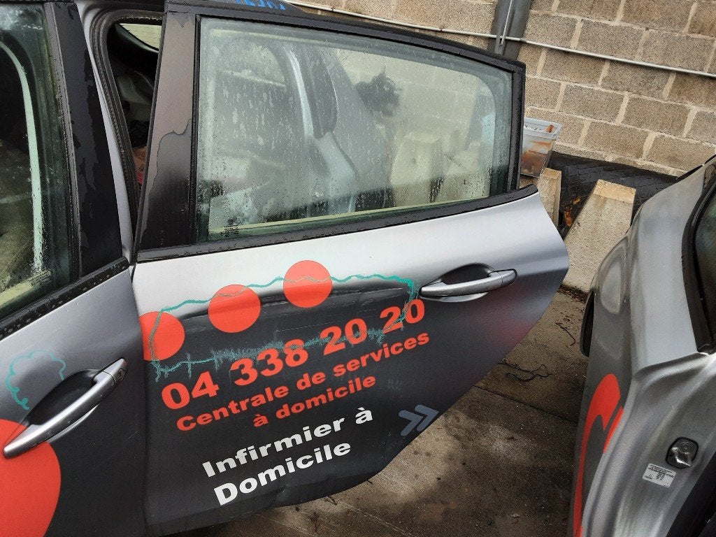 PORTE GAUCHE ARRIÈRE Peugeot 208 I (CA / CC / CK / CL), Utilisé, Arrière, Peugeot, Porte