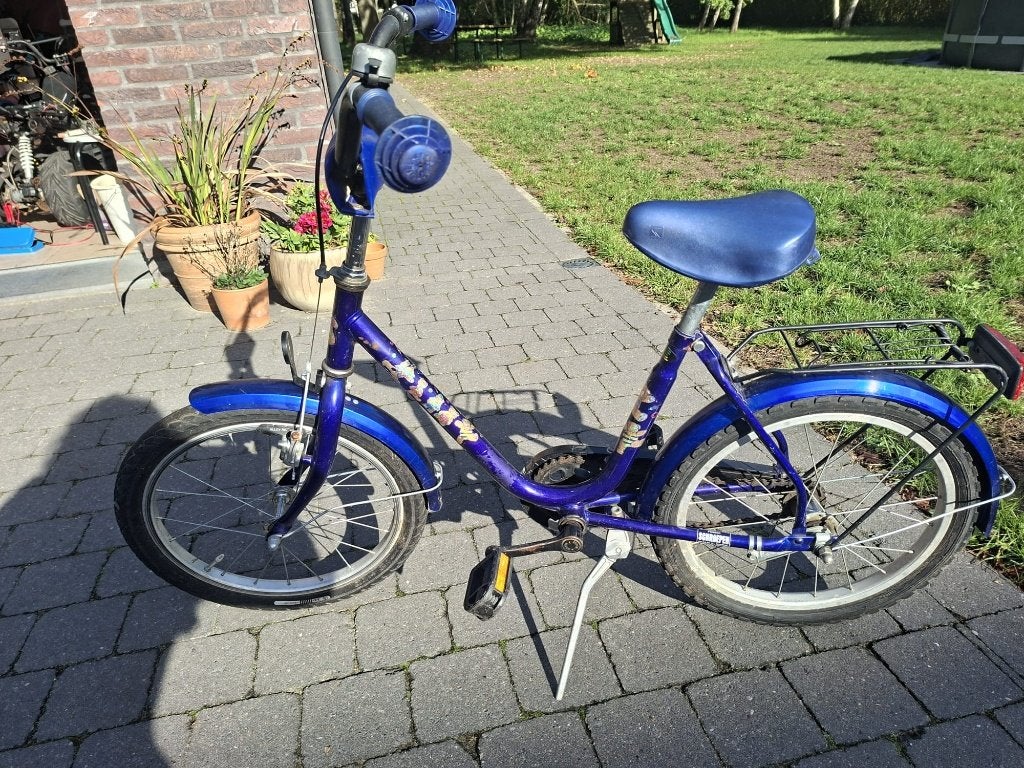 kinderfiets, Ophalen, Gebruikt