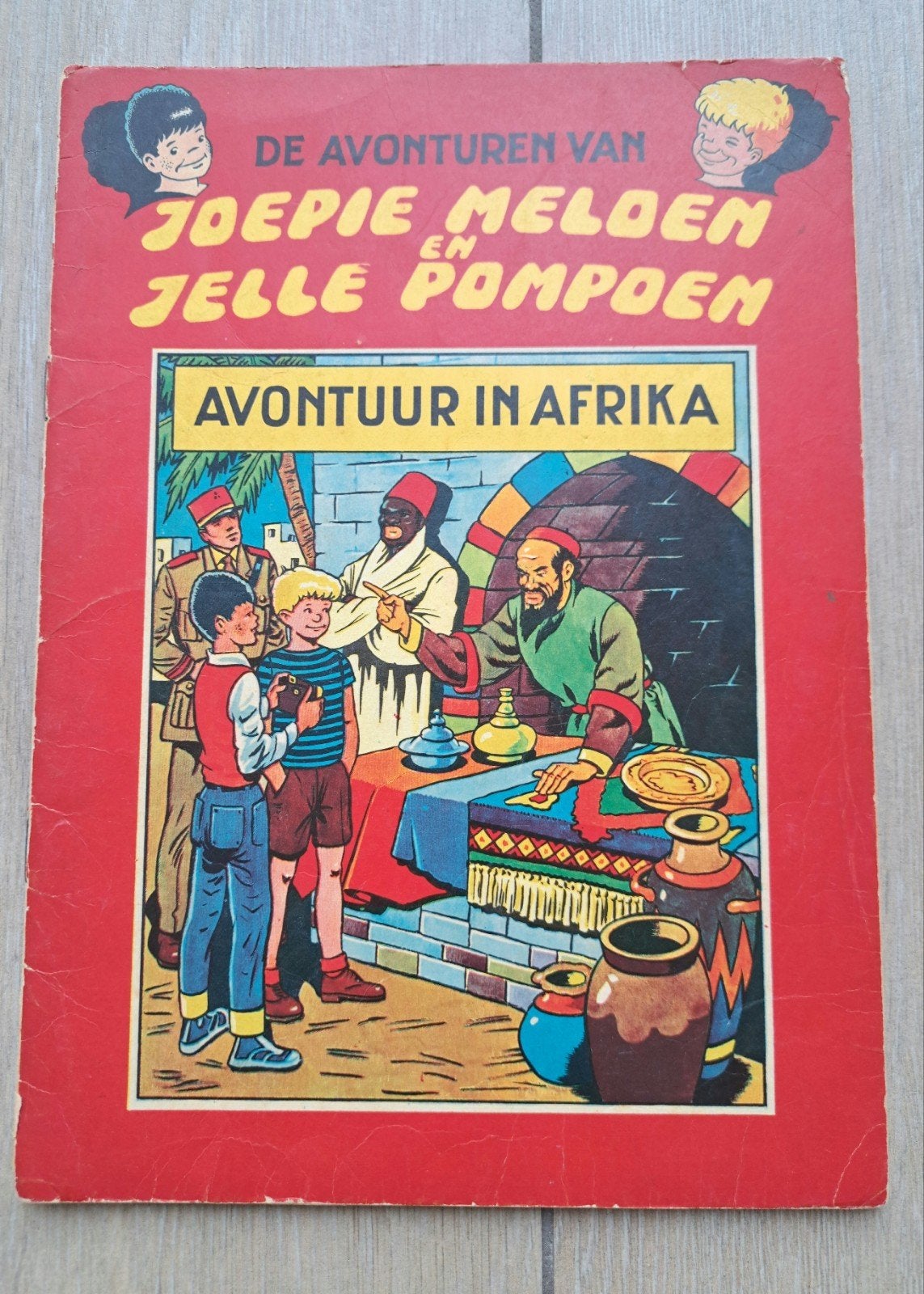 Strip: De avonturen van Joepie Meloen en Jelle pompoen, Boeken, Ophalen of Verzenden, Gelezen