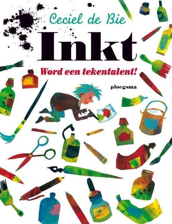 Inkt word een tekentalent cecile de bie 96 blz, Ophalen of Verzenden, Zo goed als nieuw