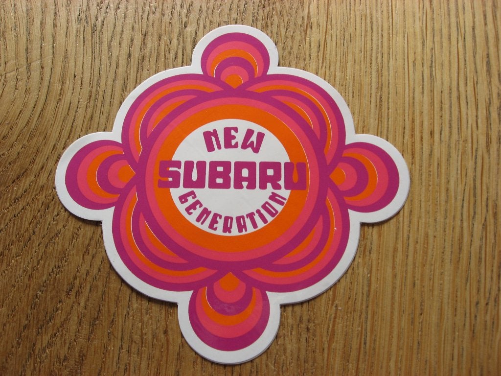 Sticker New Subaru Generation 11 x 11 cm, Collections, Enlèvement ou Envoi, Neuf, Voiture ou Moto