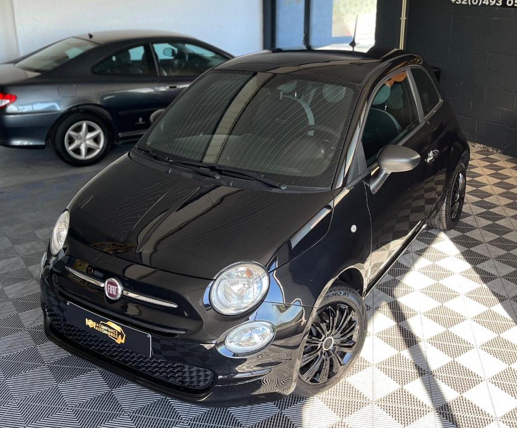 Fiat 500 1.2i 1er Propriétaire Garantie 12 Mois, Autos, Fiat, 1242 cm³, Euro 6, Noir, Berline
