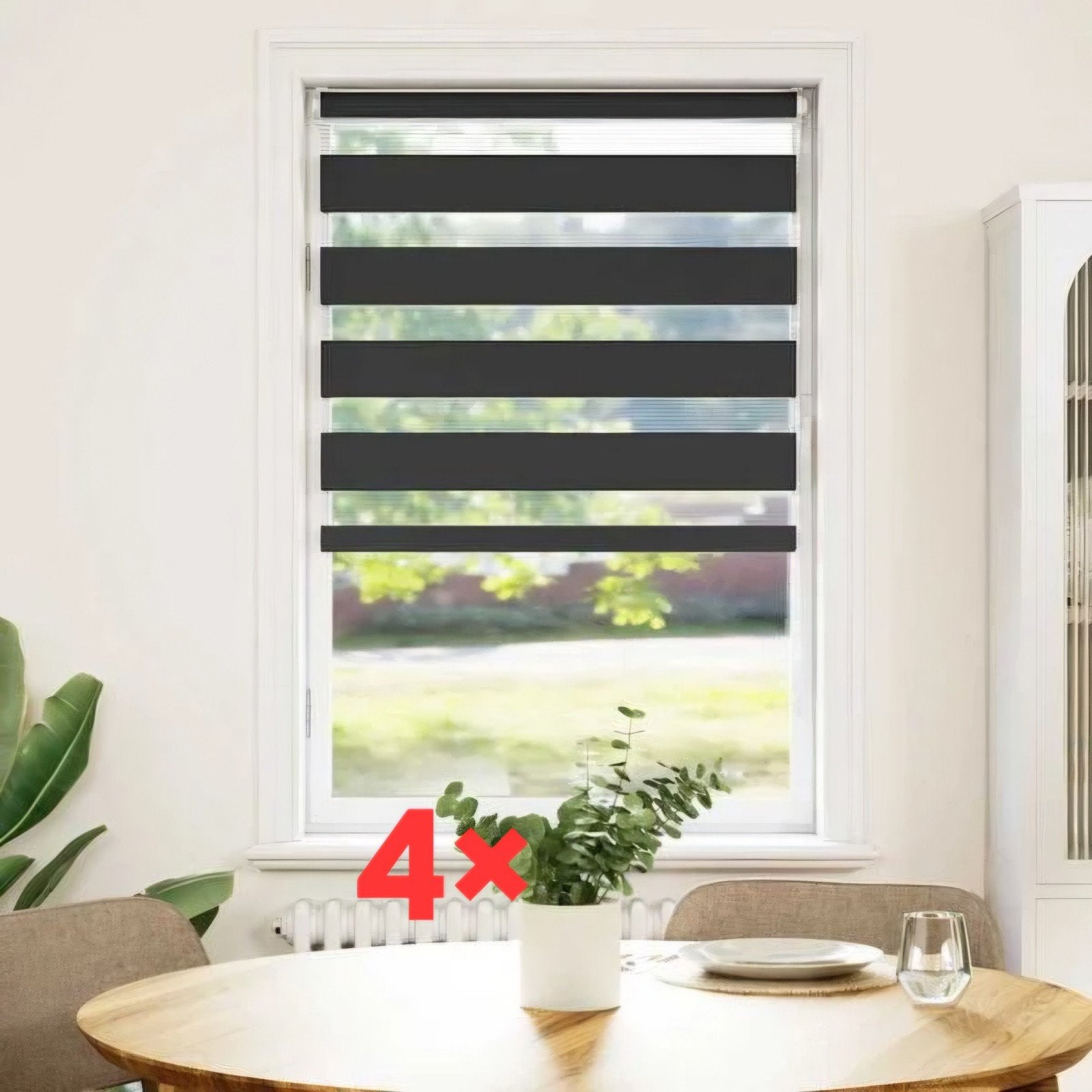4 stores jour/nuit 90/150cm noir, Maison & Meubles, Enlèvement, Noir
