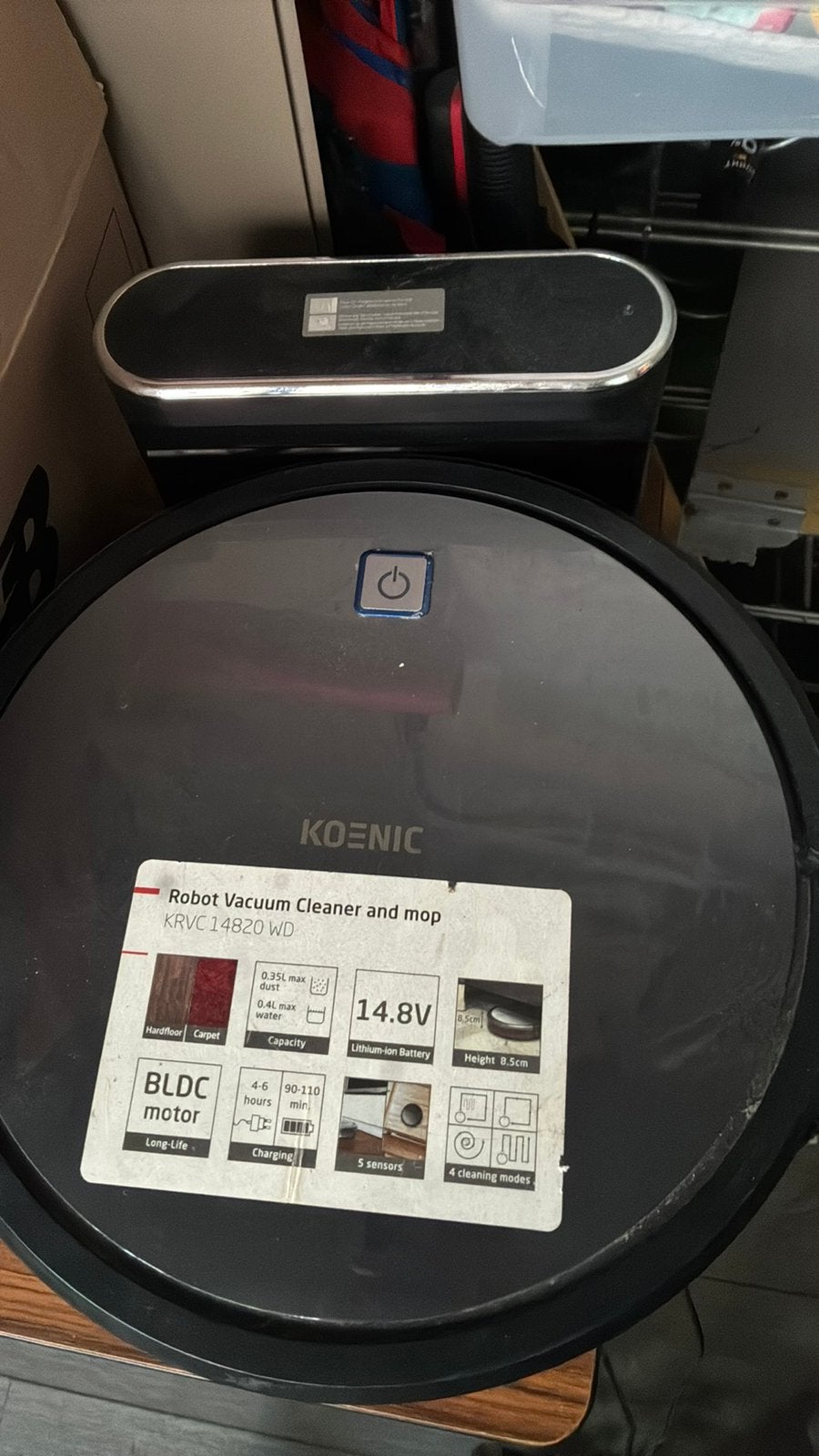 Robot aspire et lave eau, Electroménager, Enlèvement, Comme neuf