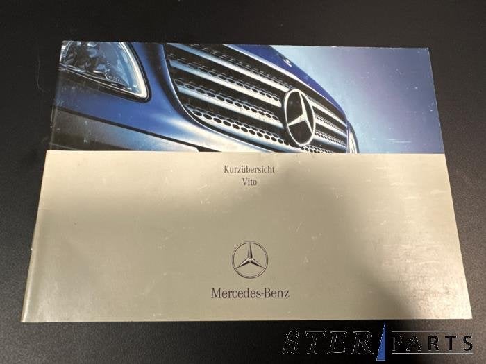 Livret d'instructions d'un Mercedes Vito, 3 mois de garantie, Utilisé, -, -