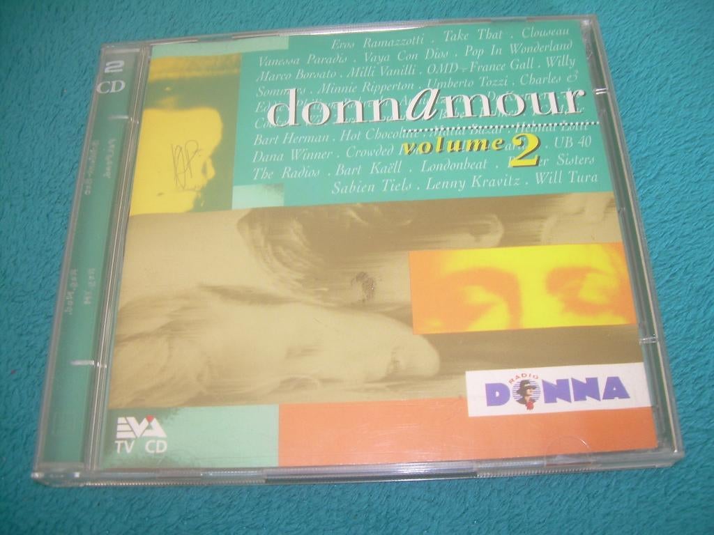 2 CD S - DONNA - DONNAMOUR - VOL 2, Cd's en Dvd's, Ophalen of Verzenden, Zo goed als nieuw, Pop