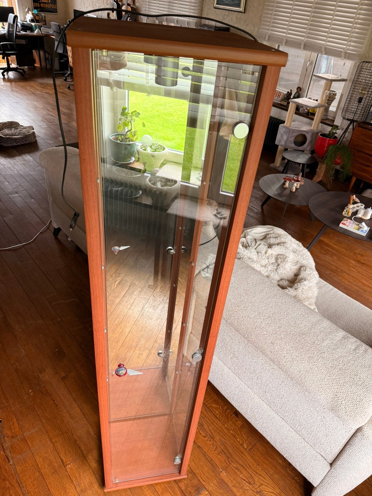 Armoire vitrine, Maison & Meubles, Enlèvement, Comme neuf