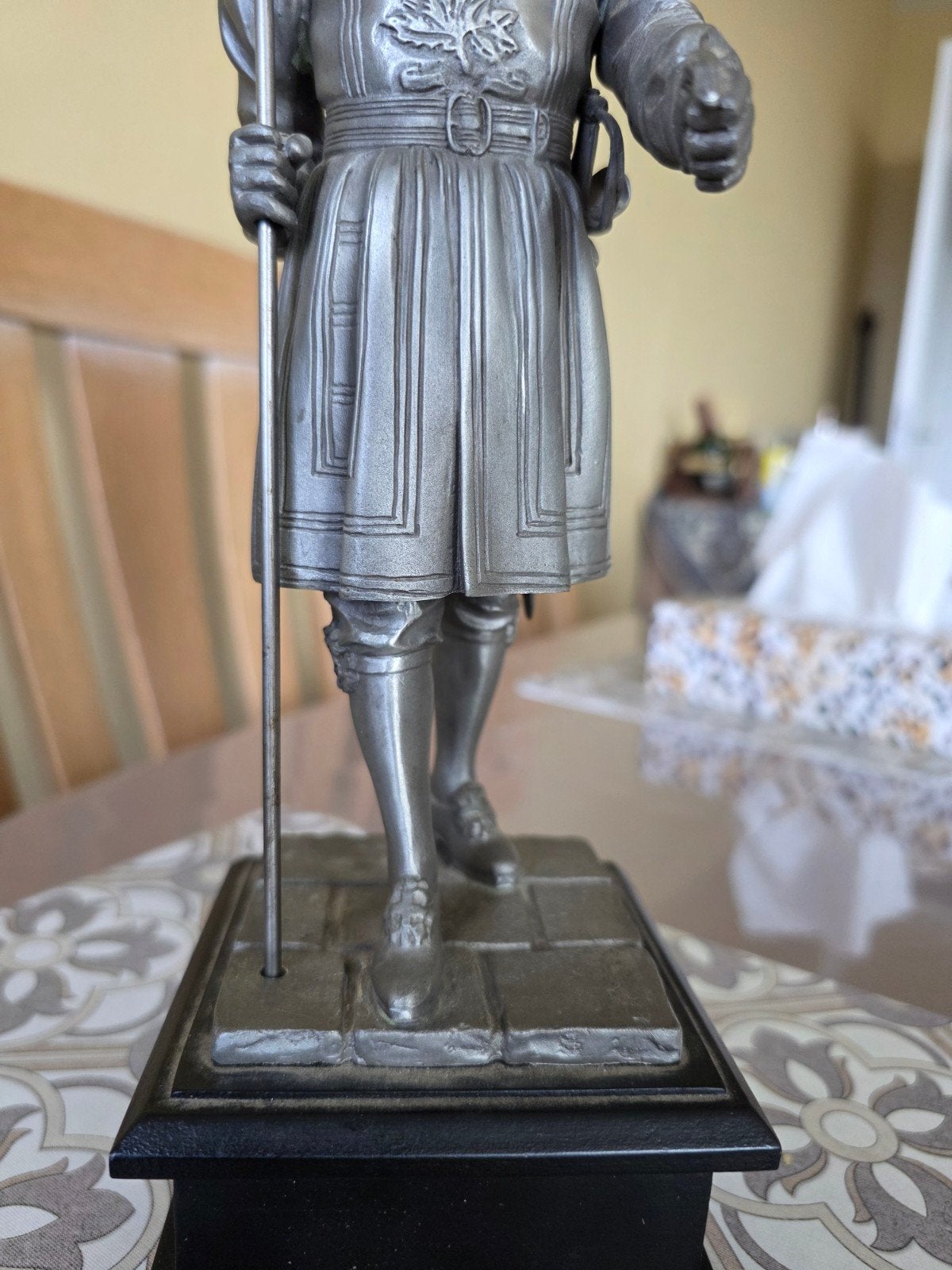 Pewter figuur, Antiek en Kunst, Kunst | Beelden en Houtsnijwerken, Ophalen