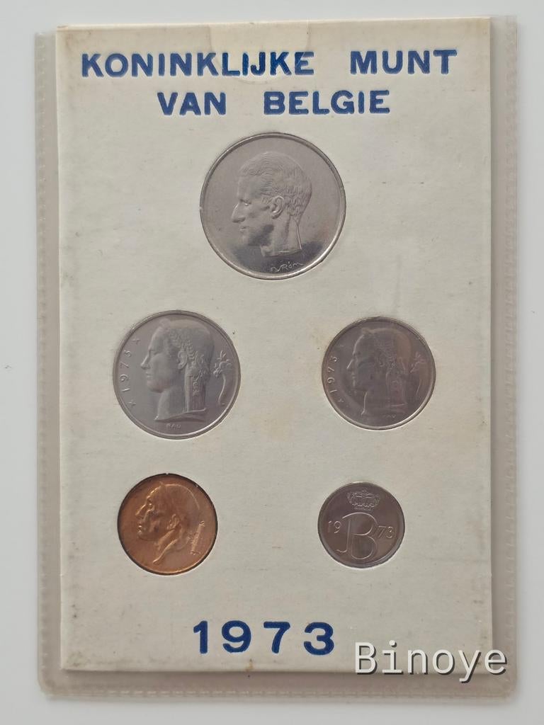 Belgique FDC 1973 – Série België – Set officiel, Timbres & Monnaies, Monnaies | Belgique, Enlèvement ou Envoi, Série