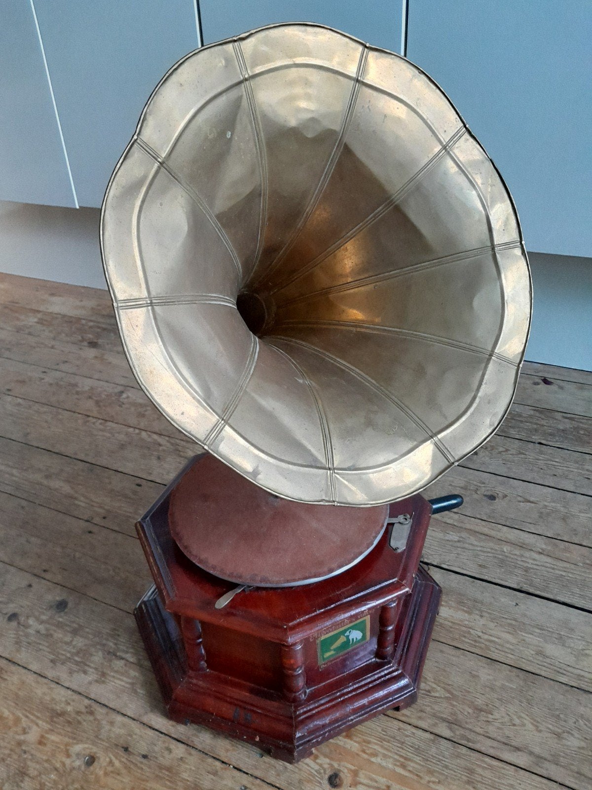 Oude grammofoon, Antiek en Kunst, Ophalen