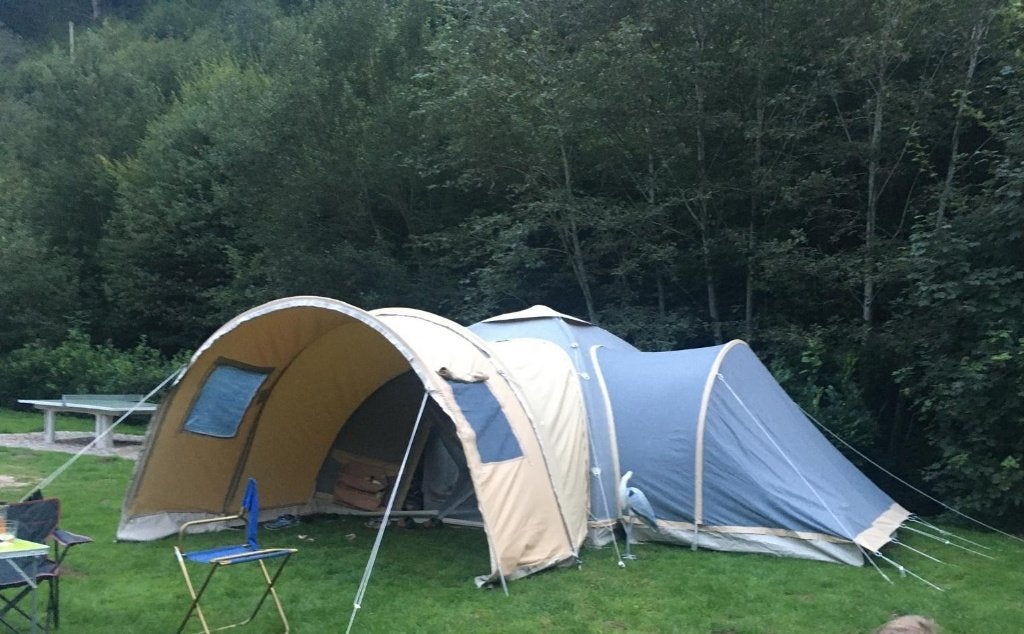 Karsten tent, Caravans en Kamperen, Tenten, meer dan 6, Gebruikt, Ophalen