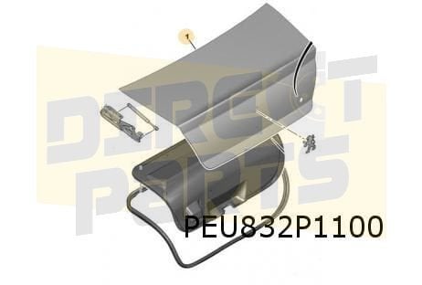 Peugeot 407 Sedan achterklep (te spuiten) (4/04-4/11) Origin, Autos : Pièces & Accessoires, Neuf, Arrière, -, Haillon arrière
