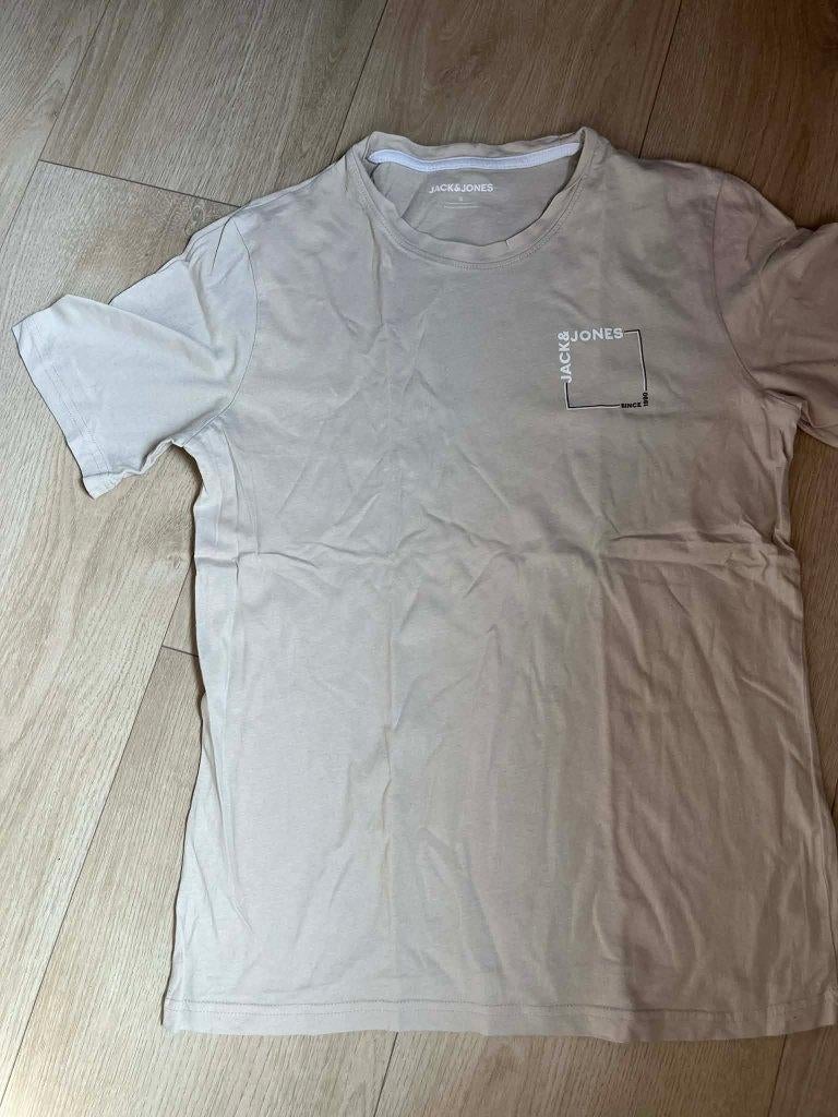 tshirt creme beige jack jones maat s, Kinderen en Baby's, Kinderkleding | Maat 176, Gebruikt, Jack en jones, Ophalen of Verzenden
