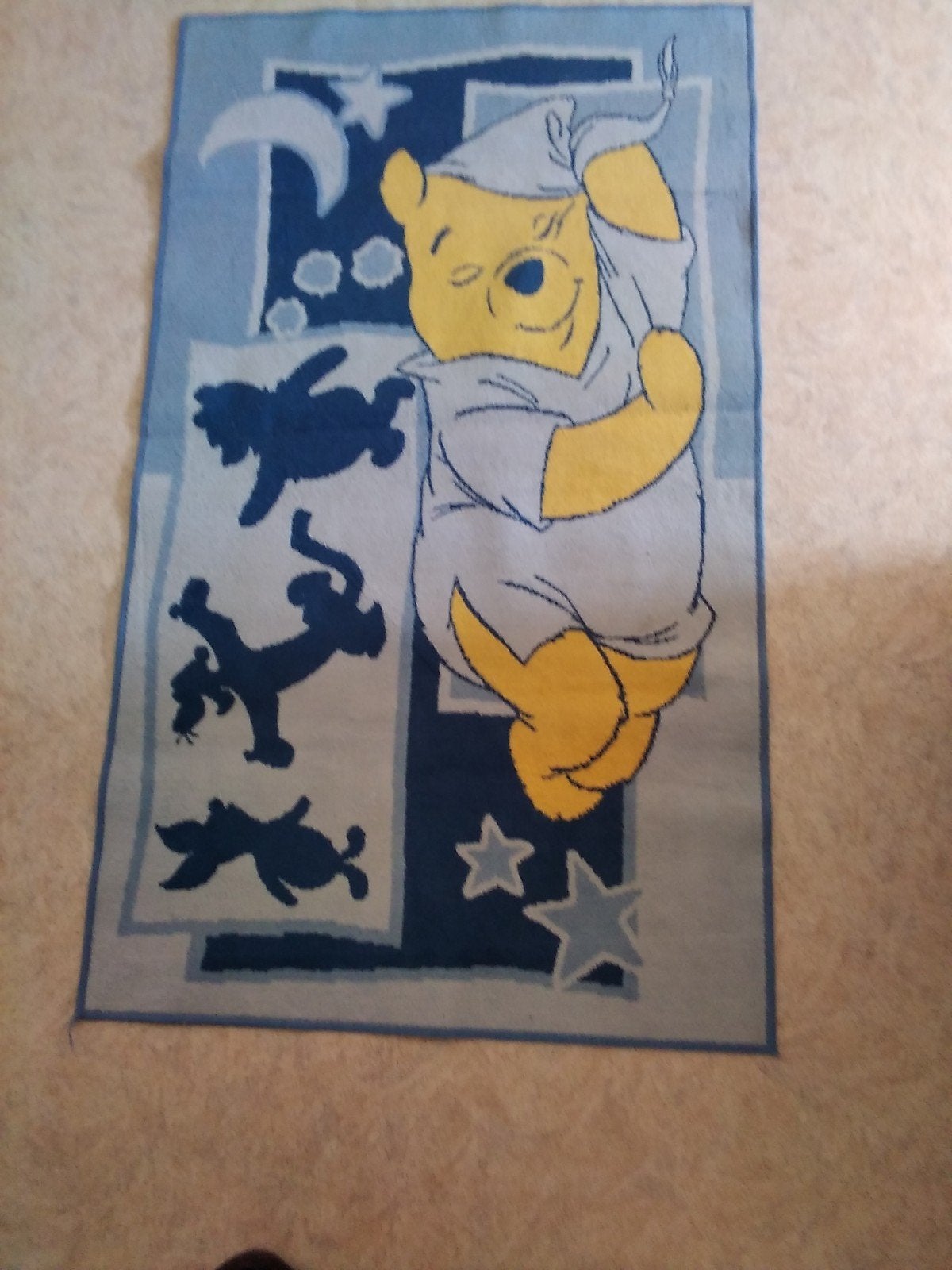TAPIS MODERNE WINNIE THE POOH POUR CHAMBRE D'ENFANT, Enlèvement