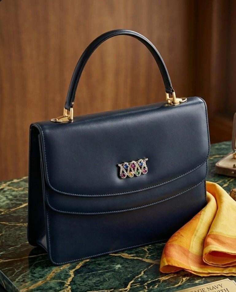 Vintage handtas in leder jaren 70, Handtassen en Accessoires, Tassen | Damestassen, Ophalen of Verzenden, Zo goed als nieuw, Zwart