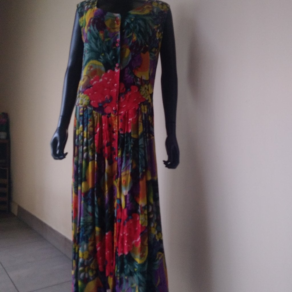 Lange zomerjurk, Overige kleuren, Verzenden, Lange zomerjurk., Maat 42/44 (L)