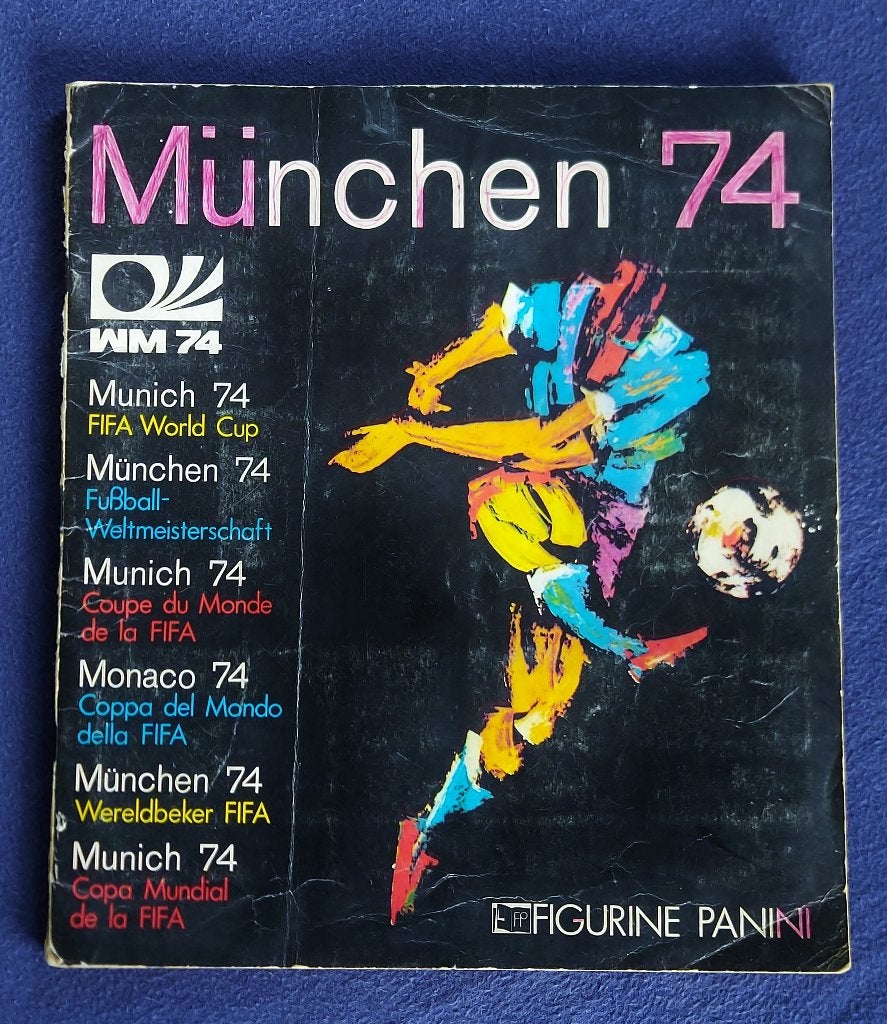 Panini sticker album voetbal ' WK Munchen 74 ' -vol-, Verzamelen, Ophalen of Verzenden, Gebruikt, Poster, Plaatje of Sticker