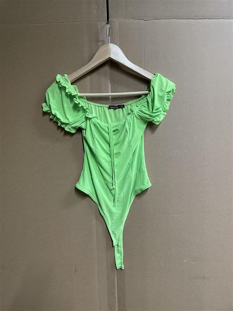 body Groen van Boohoo Maat 36, Kleding | Dames, Ondergoed en Lingerie, Ophalen of Verzenden, Groen